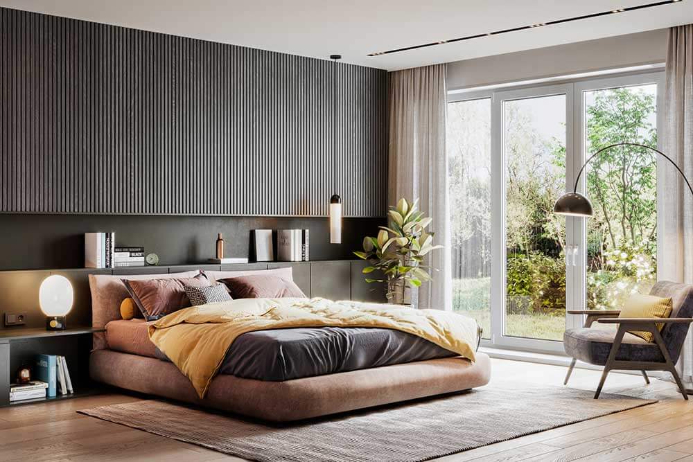 Modern Bedroom Shot