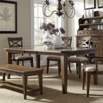 Hearthstone Ridge Rectangular Leg Table - Image 4