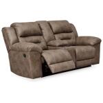 Stoneland Reclining Loveseat with Console - Image 2