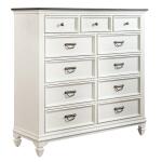 Allyson Park Cottage Style 11-Drawer Chesser with Felt-Lined Top Drawers - Image 2