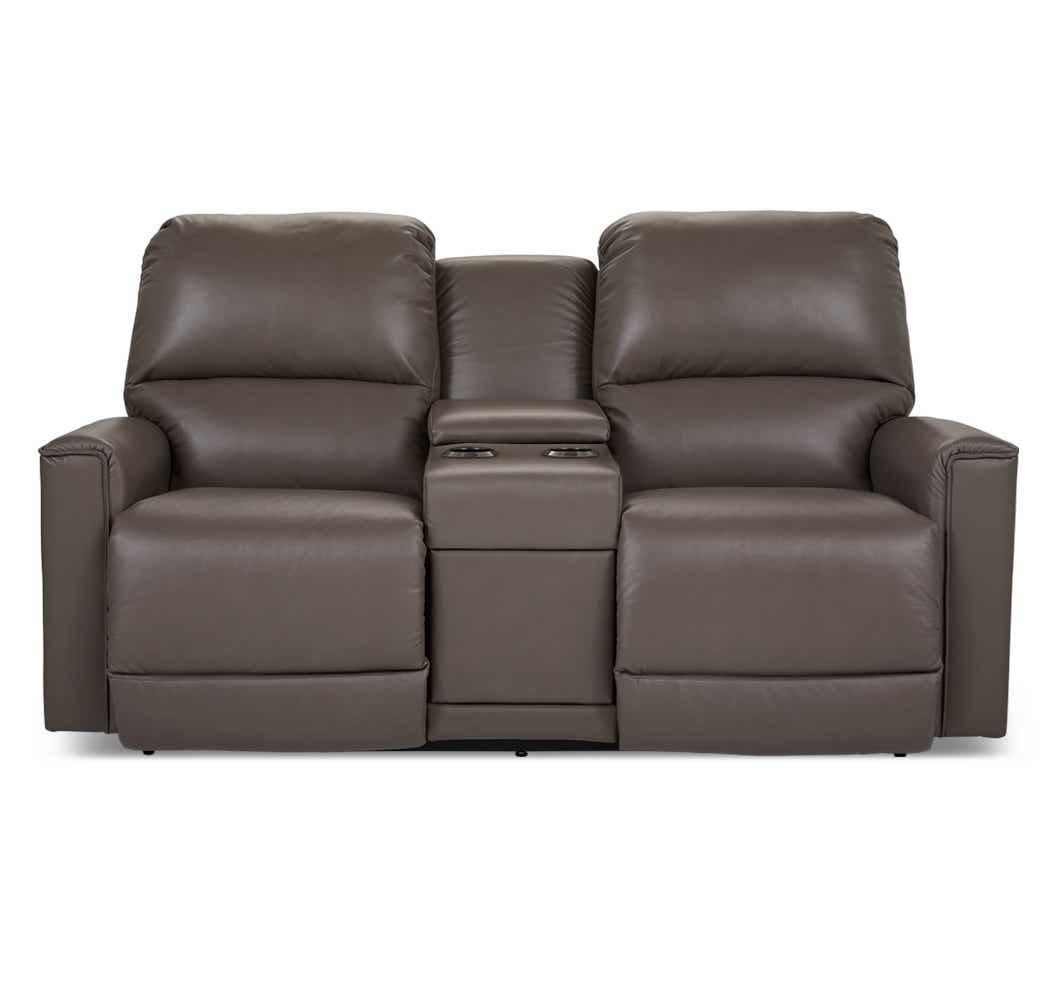 Cade Power Reclining Loveseat w/ Headrest, Lumbar & Console